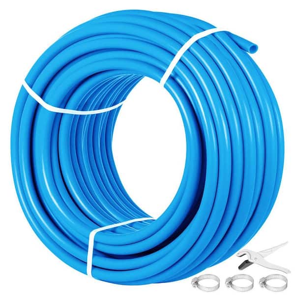 Pex Tubing, 1 in. 300 ft. Flexible Pipe, Non-Oxygen Barrier, 80-160psi for Hot/Cold Water, Radiant Heating
