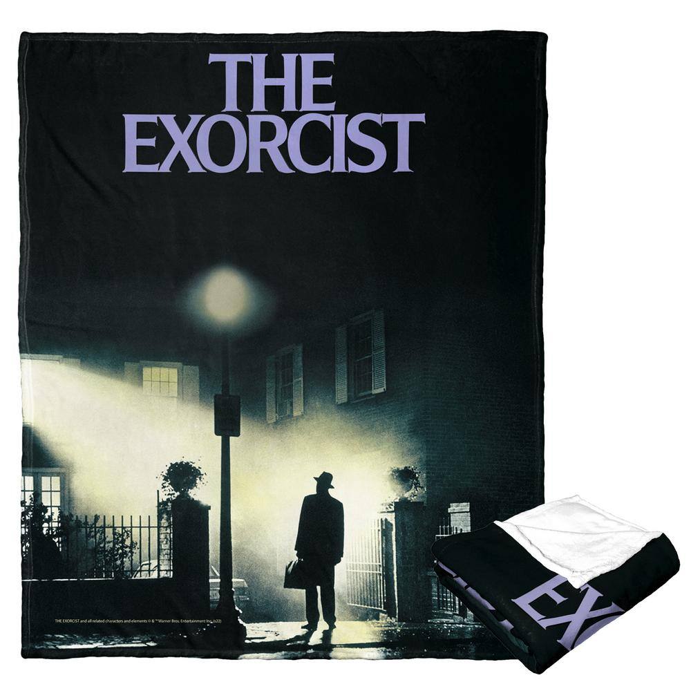 THE NORTHWEST GROUP Exorcist Silk Touch MultiColored Throw Blanket Exorcist Poster