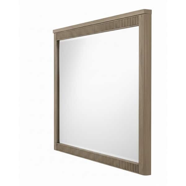 Acme Furniture Ezra Antique Oak 43 in. W x 38 in. H Square Wood