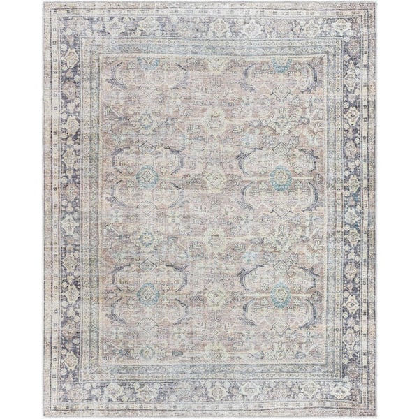 Becki Owens Darling Light Beige Traditional Machine-Washable 3 ft. x 7 ft. Indoor Area Rug