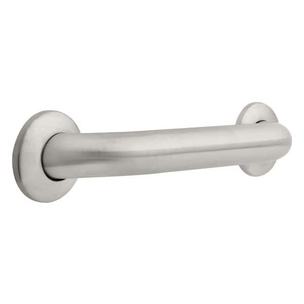 Franklin Brass 12 in. x 1-1/2 in. Concealed Screw ADA-Compliant Grab Bar in Stainless