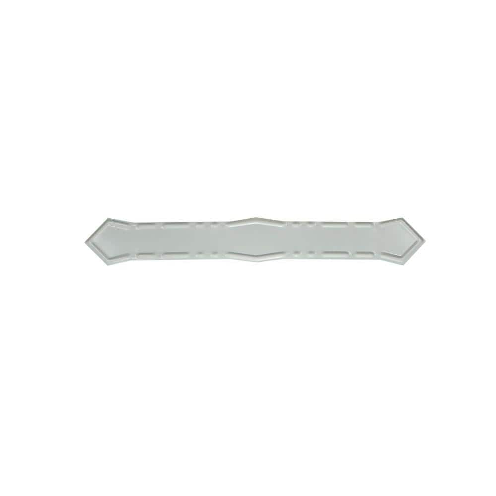 Low Gloss White Aluminum Diamond Downspout Band price history on PriceWatchPro