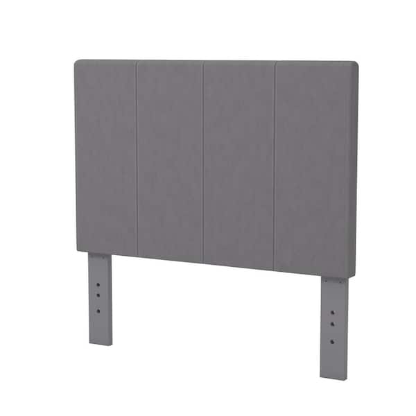 Furniture of America Zenna Gray Twin Upholstered Headboard