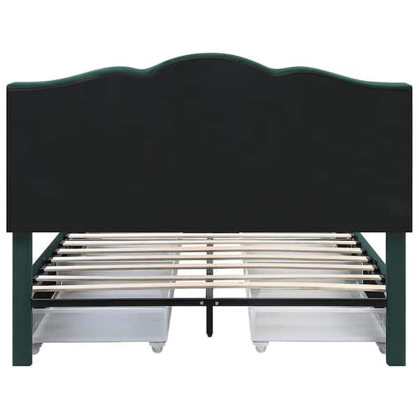 Furniture of America Demartin Black Wood Frame King Platform Bed with  Storage IDF-7223BK-EK - The Home Depot