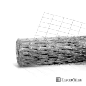 6 ft. x 100 ft. 12.5-Gauge Welded Wire Fence with Mesh 2 in. x 4 in.