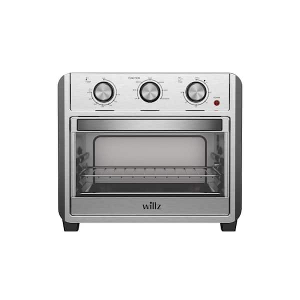Willz 22L Mechanical Air Fry Toaster Oven, Brushed SS