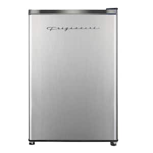 Magic Chef 4.5 cu. ft. Mini Fridge with True Freezer in Stainless Look  HMTR450SE - The Home Depot