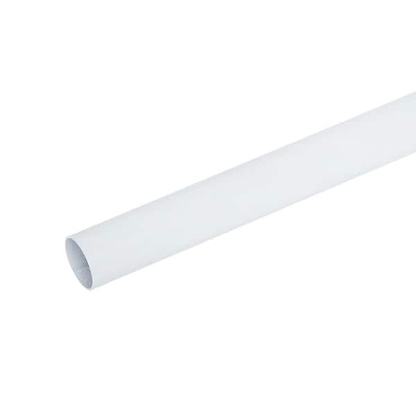 Closet Rod, 48 in. W White Heavy Duty Steel Hanging Closet Rod