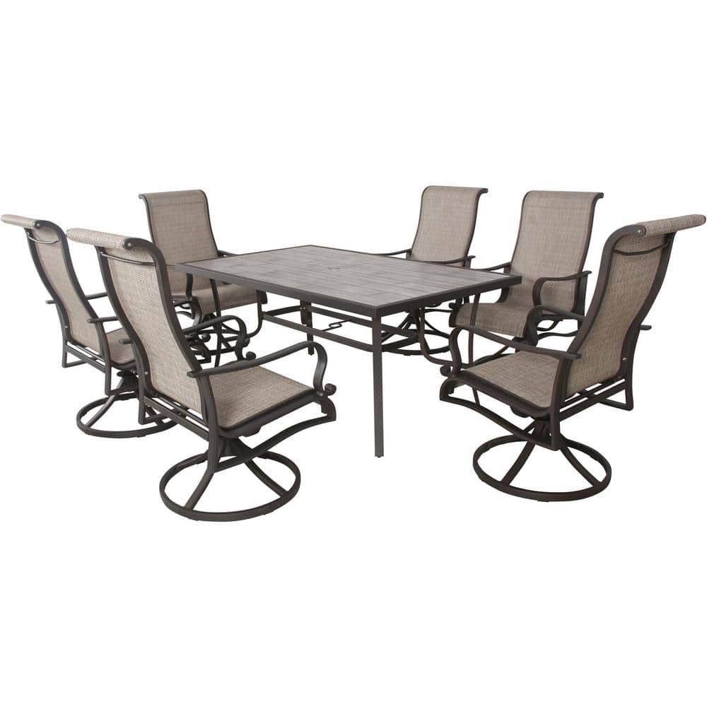 Reviews for Hanover Venice 7Piece Aluminum Outdoor Sling Dining Set
