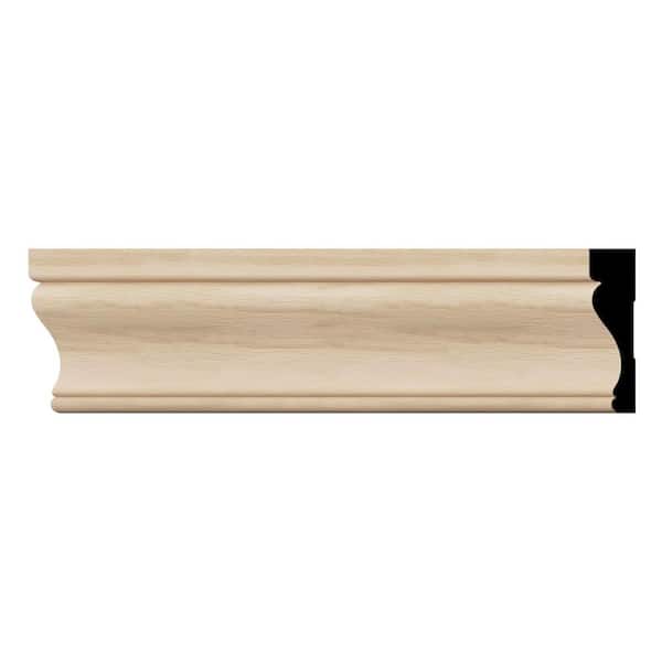 Ekena Millwork WM350 0.69 in. D x 3.5 in. W x 96 in. L Wood (White Oak) Flagler Casing Moulding