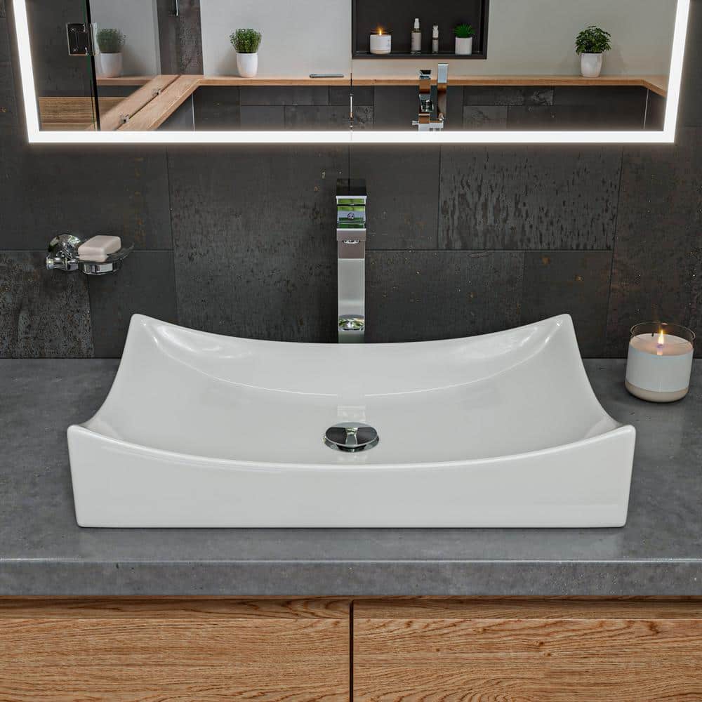 Polished Chrome Brass Pop-Up Drain for Bathroom Sink