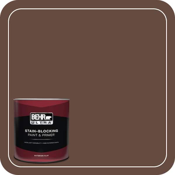 BEHR ULTRA 1 qt. #QE-16 Earth Chicory Flat Exterior Paint & Primer