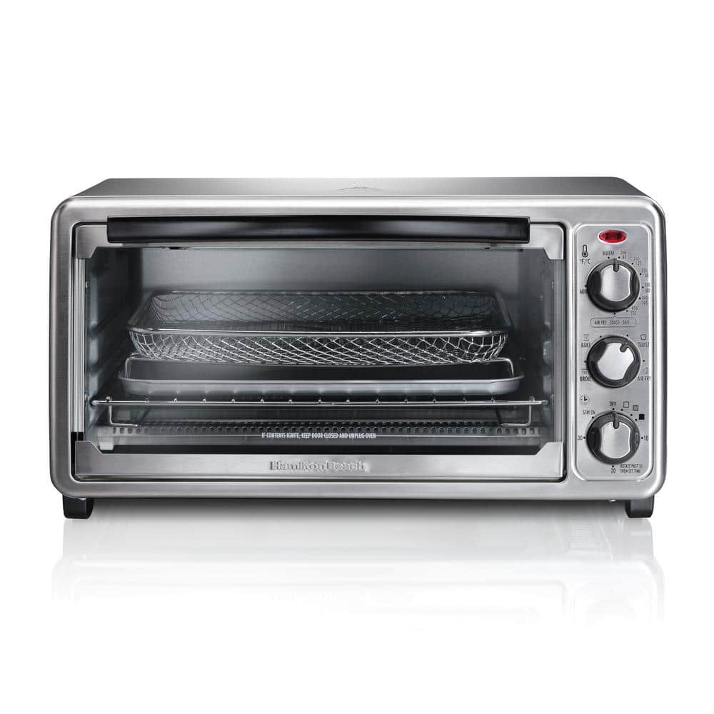 Hamilton Beach Sure-Crisp 4-Slice Air Fryer Toaster Oven STAINLESS ...