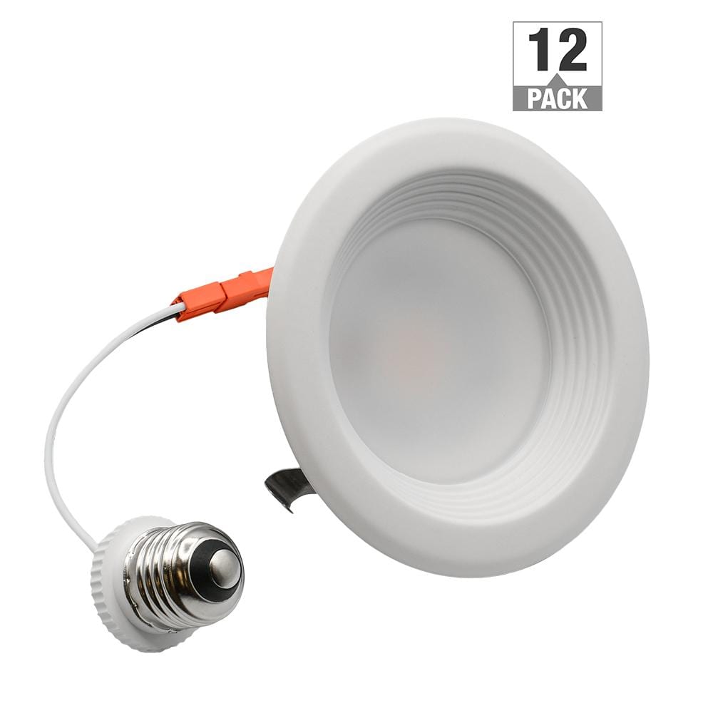 Altair 4 in. Retrofit Downlight Integrated LED Recessed Trim Light 700 Lumens 120 Volt Adjustable CCT Dimmable (12-Pack) price history on PriceWatchPro