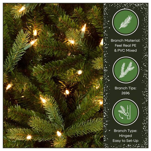 National Tree Company 7-1/2 ft. Feel Real Jersey Fraser Medium Fir