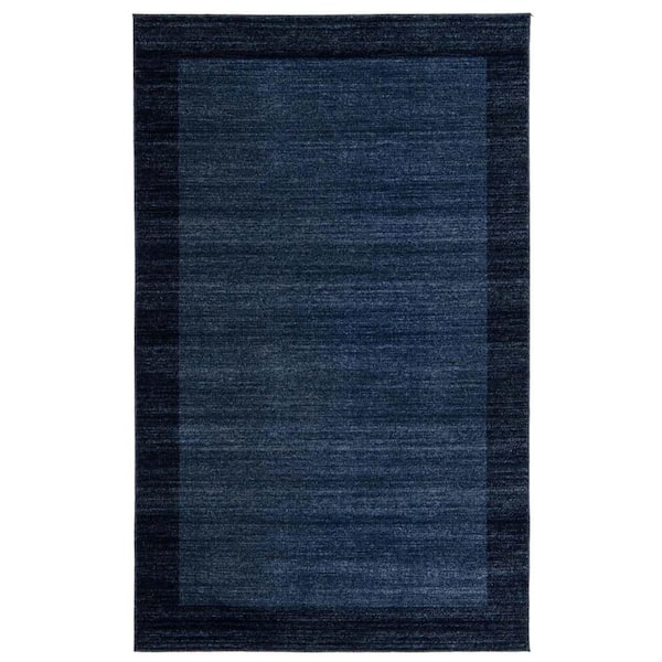 Unique Loom Del Mar Abigail Navy Blue 5' 0 x 8' 0 Area Rug