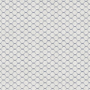 Bazaar Collection Navy/Grey Boho Beehive Design Non-Woven Non-Pasted Wallpaper Roll (Covers 57 sq.ft.)