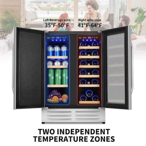 Professional Wine Cooler Trolley 6-bottles with Insulated and