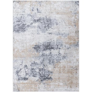 Harput Gray Modern 7 ft. x 9 ft. Indoor Area Rug