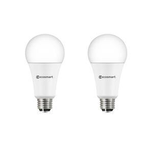 40/60/100-Watt Equivalent A21 3-Way LED Light Bulb Soft White (2-Pack)