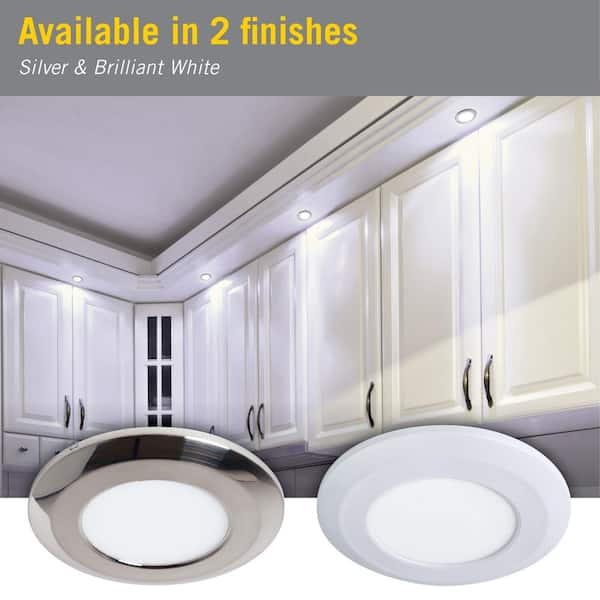 Armacost Lighting Mini-Recessed LED Puck Light Bright White (4000K) 221125  - The Home Depot