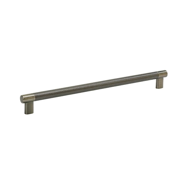 Amerock Bronx 12-5/8 in. (320mm) Modern Gunmetal Bar Cabinet Pull