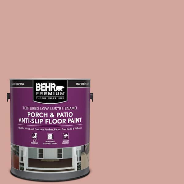 BEHR PREMIUM 1 gal. #S160-3 Bubble Shell Textured Low-Lustre Enamel Interior/Exterior Porch and Patio Anti-Slip Floor Paint