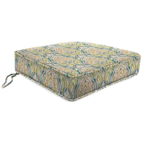 Jordan Manufacturing 22.5 in. L x 22.5 in. W x 6 in. T Outdoor Deep Seat Cushion in Avaco Opal