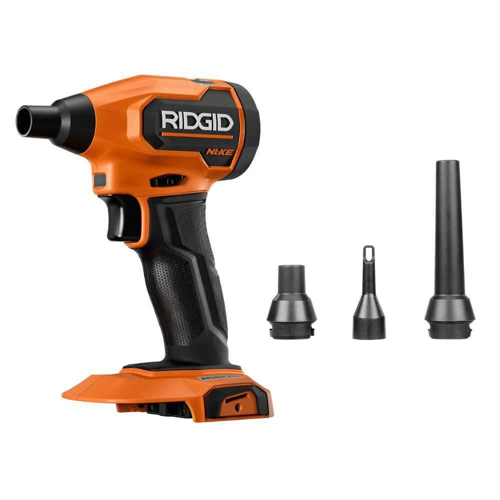 RIDGID 18V NUKE SubCompact Brushless Cordless High Speed Blower (Tool ...