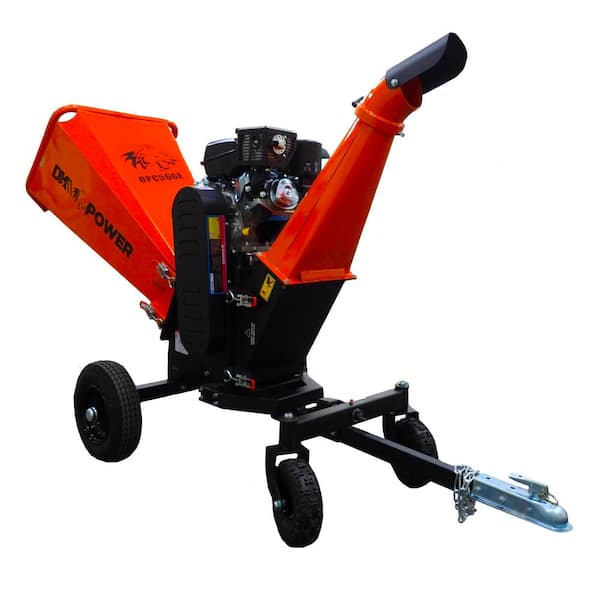 DK2 6 in. 14 HP Gas Powered Kohler Engine Kinetic Chipper Shredder with Electric Start and DOT Road Legal Tires