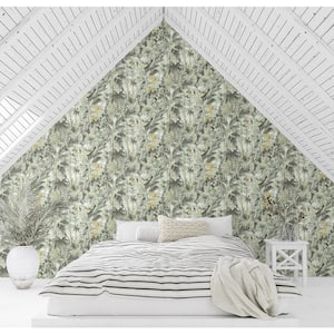 Nature Lover Dusk Tropical Vinyl Peel and Stick Wallpaper Roll (Covers 30.75 sq. ft.)