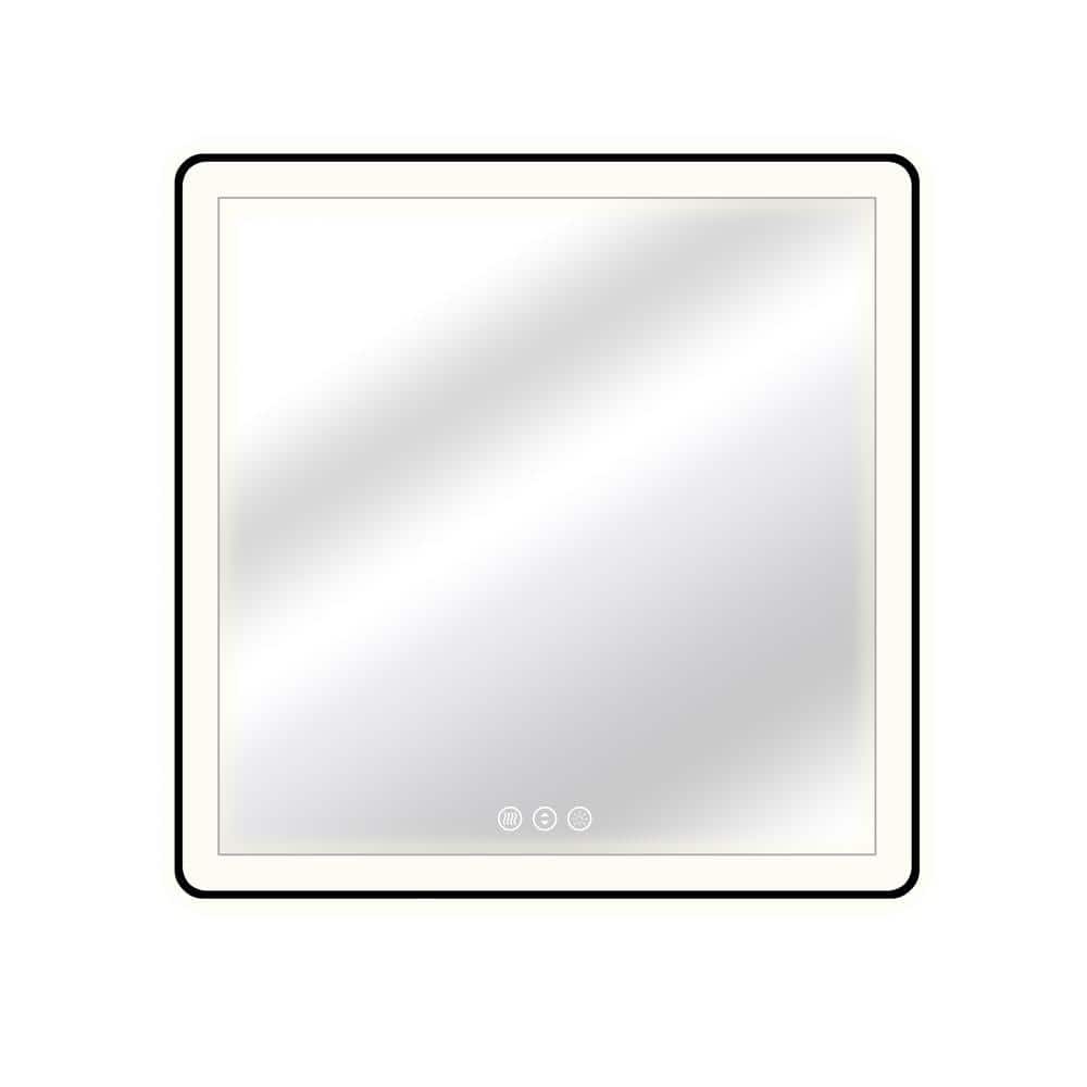M22 Series 36 in. W x 36 in. H Rectangular Framed with Tri Color Wall Mount