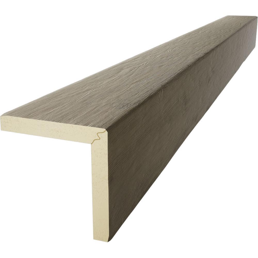 Champagne Mist Faux Wood Ceiling Beam, 8' L x 8" W x 4" H