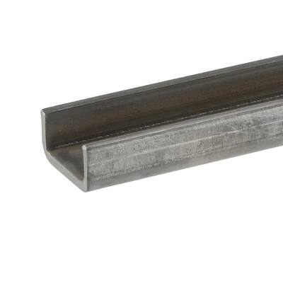 Everbilt 2 In X 36 In Plain Steel C Channel Bar With 1 8 In Thick 801217 The Home Depot