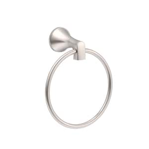 Windley Wall Mounted Towel Ring in Brushed Nickel