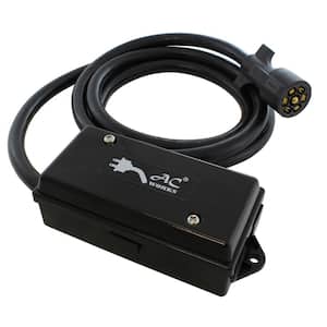 Heavy-Duty 7-Way Junction Box with 8 ft. Cord