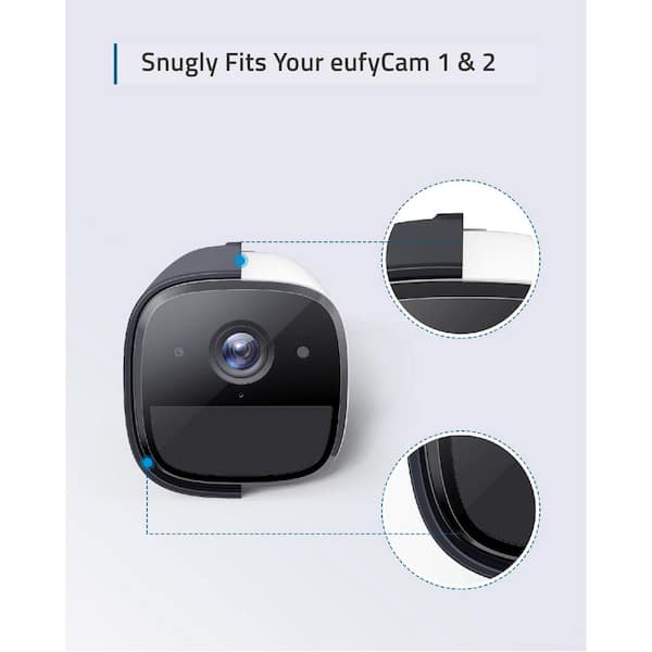 NOT Compatible with eufyCam 2//2 Pro//E White, 2 Pack Wasserstein Silicone Skins Compatible with eufyCam 2C and 2C Pro Help Camouflage and Accessorize Your Home Security Camera