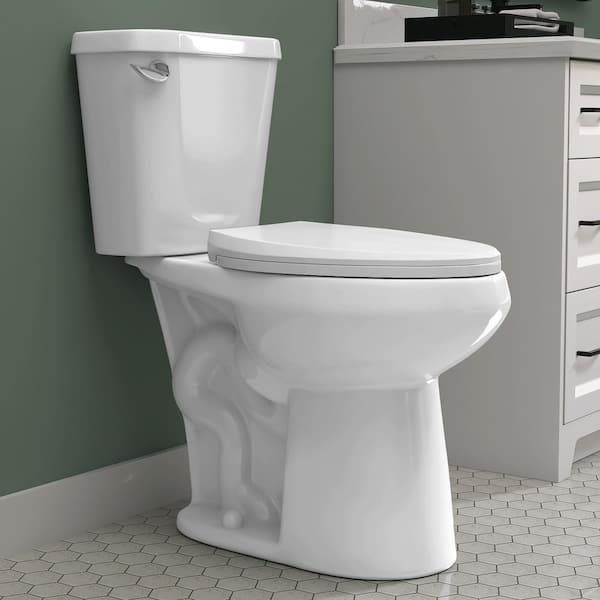 Getpro 12 in. Rough-in 2-Piece Toilets 1.28 GPF Single Flush Elongated ...