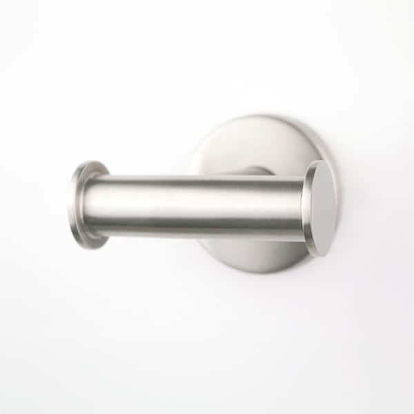 SEACHROME Coronado Decorative Knob Style Double Robe Bath Wall Mount Towel Hook, Stainless Steel in Satin Brushed Nickel