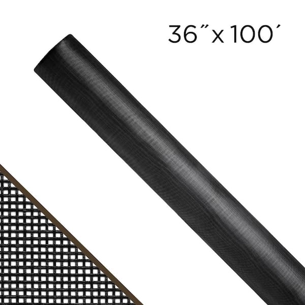 Saint-Gobain ADFORS 36 in. x 100 ft. Charcoal Fiberglass Small