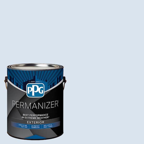 PERMANIZER 1 gal. PPG1164-2 Iceberg Semi-Gloss Exterior Paint