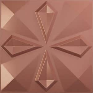 19 5/8 in. x 19 5/8 in. Nikki EnduraWall Decorative 3D Wall Panel, Champagne Pink (12-Pack for 32.04 Sq. Ft.)