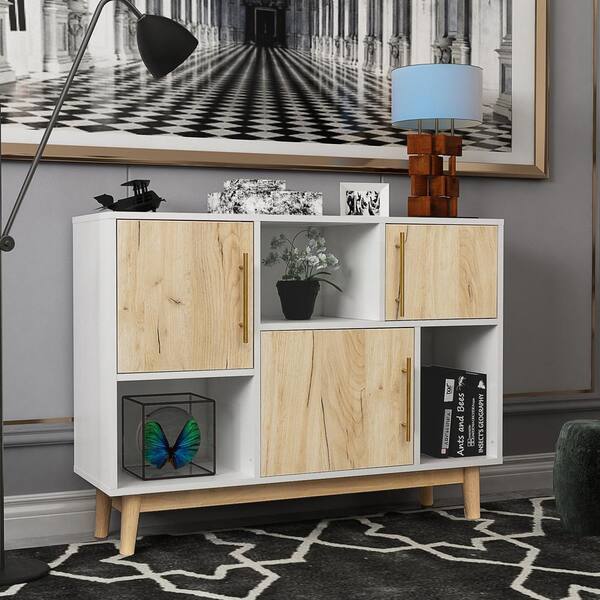 oak sideboard display cabinet