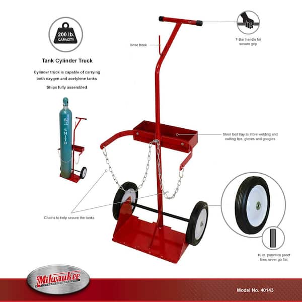 200 lb. Capacity KD Cylinder Truck