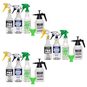 HARRIS Chemically Resistant Professional Spray Bottle, 32oz 1-Pack .0 3  Count