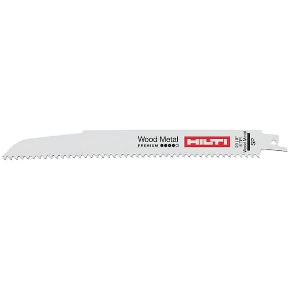 6 in. 6 TPI Ultimate Wood Metal Reciprocating Saw Blade SRB WDX (5-Pack)