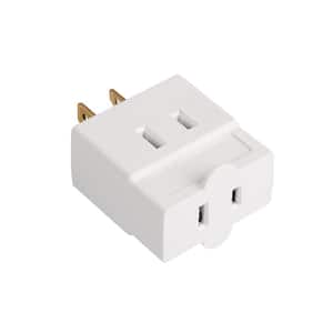3-Outlet 15 Amp Cube Wall Tap
