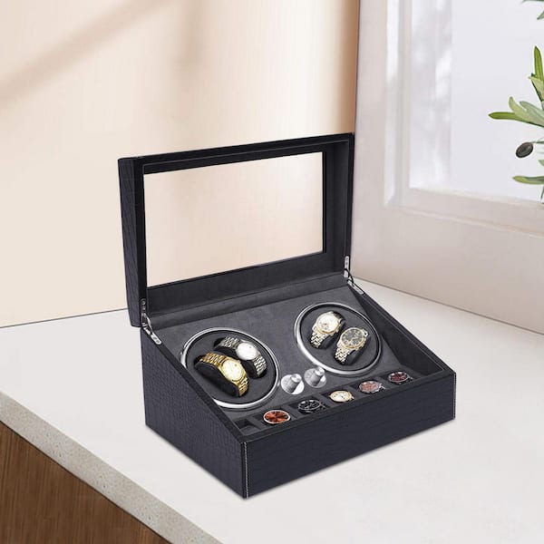 Box Watch Winder Box Single Watch, Compact Watch Winder Automatic Watch |  eBay