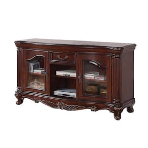 Remington 20 in. Brown Cherry TV Stand with 2-Drawer Fits TV's up to 60 in.