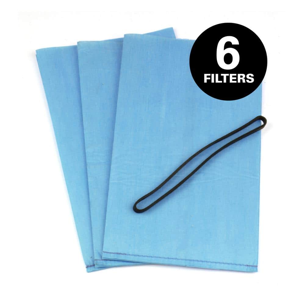 Genuine Replacement Wet Dry Vac Bag Filters with Band for Select Stinger and Bucket Head Shop Vacuums (6-Pack) VF2000A price history on PriceWatchPro